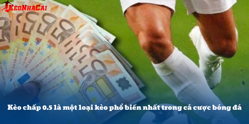 Kèo chấp 0.5 là một loại kèo phổ biến nhất trong cá cược bóng đá